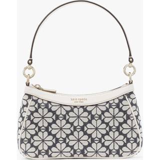 Kate Spade New York Spade Flower Jacquard Skuldertaske grå/beige