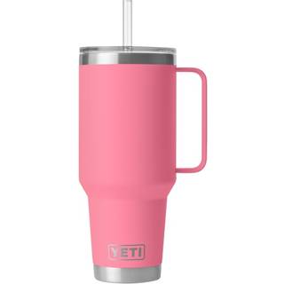 Yeti rambler 42 oz halm krus vakuum isoleret rustfrit st?l tropisk lyser?d