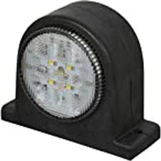 Slingrelygte LED Hvid/Rød 12V/24V - H+V Dia. 67mm - 1 stk.
