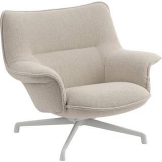 Muuto Doze lænestol lav swivel base Hearth 7-grey