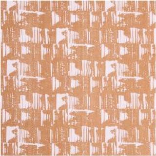 Musselin-Druckstoff Nature Matters Muster braun-flieder 140cm - Braun