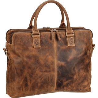 Shopper Leder 40x30cm "Vintage" antikbraun 1538-25 | Greenburry