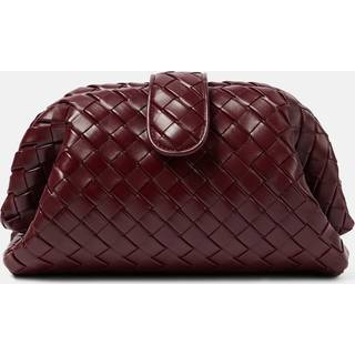 Bottega Veneta Lauren 1980 Intrecciato leather clutch - red - One Size
