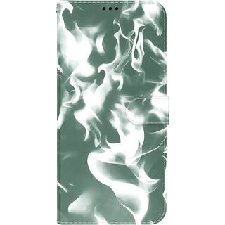 EIDERWOOD Nokia XR20 Læder Cover m. Pung - Grøn / Hvid
