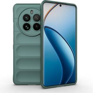 EIDERWOOD Realme 12 Pro (5G) / 12 Pro+ (5G) Fleksibelt Plastik Bagside Cover - Grøn