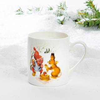 Vilhelm Hansen Porcelænskrus 8 cm højt