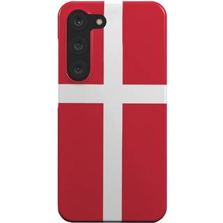 EIDERWOOD Samsung Galaxy S23 Hård Plastik Bagside Cover - Danmarks Flag