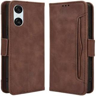 Sony Xperia 10 VI Pung Cover med Kortholder - Brun