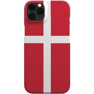 EIDERWOOD iPhone 11 Pro Hård Plastik Bagside Cover - Danmarks Flag