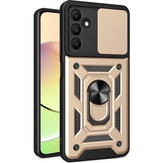SKALO Samsung A15 5G Armor Hybrid Metal Ring Camera Slider - Guld