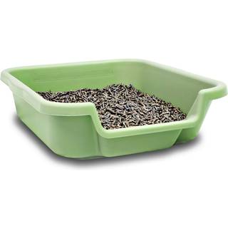 Puppygohere hund kuld kasse æble grøn farve lille størrelse holdbar og kæledyr sikker hvalpekuld kasse indendørs åben top indgang hunde kuld pan