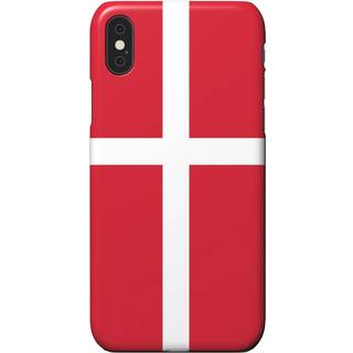 EIDERWOOD iPhone XR Hård Plastik Bagside Cover - Danmarks Flag