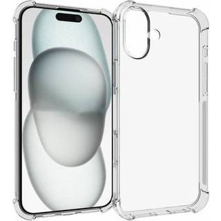 iPhone 16 Plus Stødsikkert TPU Cover - Gennemsigtig