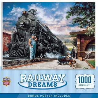 Masterpieces - 1000 stykker puslespil Puzzle Railway Dreams sjov for voksne familieb?rn Matte finish 19.25 """" X 26.75 """"