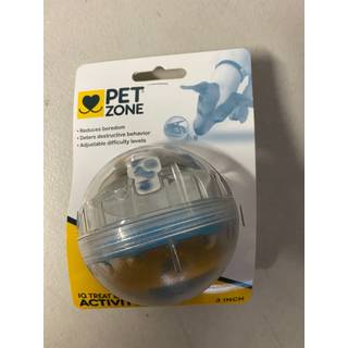 Pet Zone IQ Treat Ball: Justerbart, interaktivt hundelegetøj, der dispenserer godbidder til langsom fodring og mental stimulering