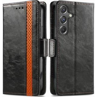 SKALO Samsung A15 5G 002 Series CASENEO Premium PU-læderpung - Sort