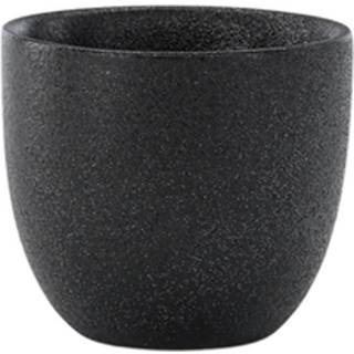 WabiSabi æggebæger stærk porcelæn sort.
