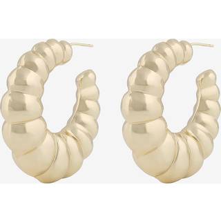 Snö Of Sweden Millie Twisted Round Ear Plain Gold Onesize