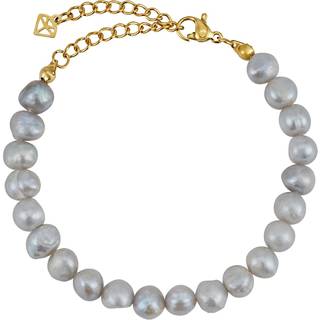 ANNEBRAUNER Freshwater Deluxe Armbånd 18K Guldbelagt