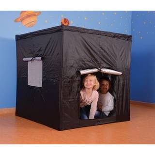 Mørketelt - Firkantet, sort