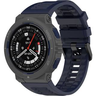 Amazfit Active Edge Silikone Rem inkl. Stifter - Mørkeblå