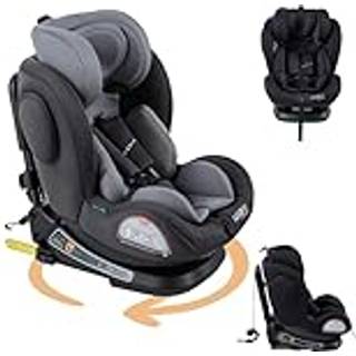 Fablekids® autostol NOBLE - i-Size 40 - 150 cm, Isofix-teknologi, justerbar nakkestøtte, universal, 360° drejelig