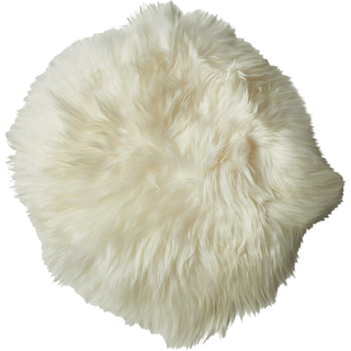 Dacore Sædehynde Ægte New Zealandsk Lammeskind Ø37 cm. - Hvid