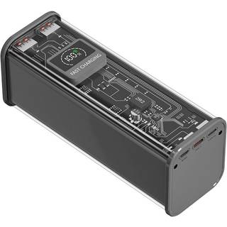 SiGN Lucid Extreme Powerbank, 40000mAh, 22,5W - Sort