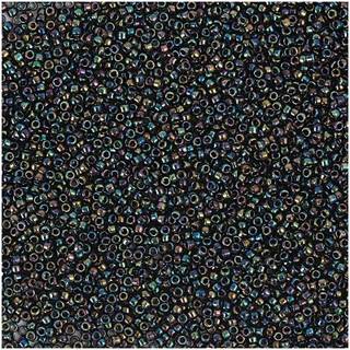 itoshii mini Perlen 1,5mm 10g - Blau-Grün Metallic