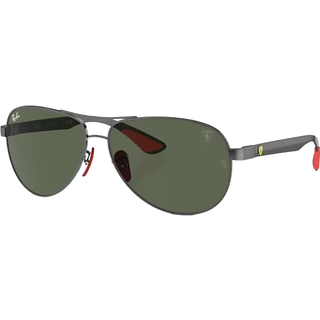 Ray - Ban Mand RB8331M F00171 Solbriller Metal Grå Grøn Pilot Normal - Grå