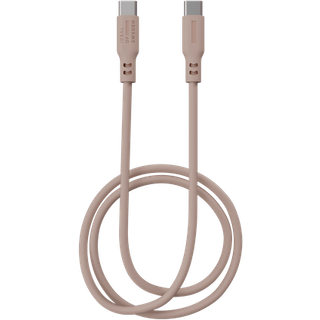 Silicone cable USB C-USB C Blush Pink