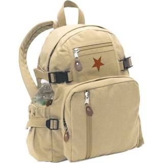 Rothco Vintage Canvas Mini Rygsæk 23L Khaki - One Size