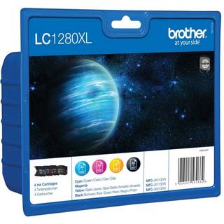 Kompatible blækpatroner Brother LC 1280 XL, 10 stk. rabatpakke 234 ml