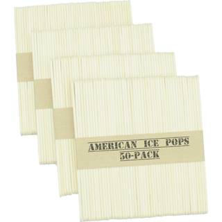 American Ice Pop Maker - Frozen Popsicle Mold Wood Ice Cream Sticks (200 Sticks Natural)