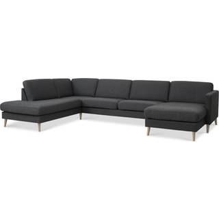 Ask - Sofa med 2 Chaiselonger Navy blå chaiselong til venstre