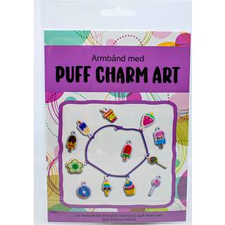 Puff Charm Art armbåndssæt - søde sager (På lager i butik)