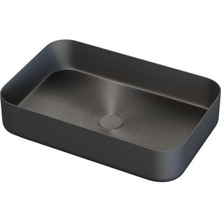 Ljørdal fristående bordvask i Metallisk grå - 52 x 34 cm