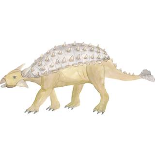 That's Mine - Wallsticker Ankylosaurus - Brown