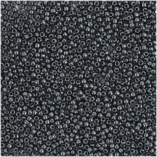 itoshii bead Perlen 2,2mm 12g - Grau/Silber Metallic