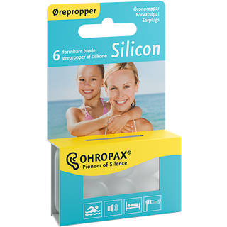 Ohropax Earplugs Silicon (6 stk)