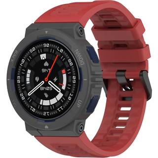 Amazfit Active Edge Silikone Rem inkl. Stifter - Rød