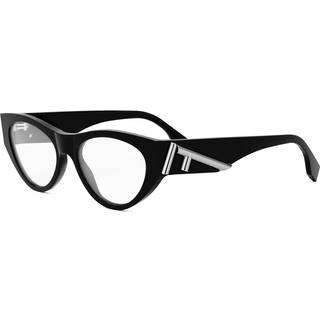 Fendi FE 50092I 001 52 Briller Kvinder Black - Shiny Black - 52mm