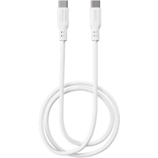 Silicone cable USB C-USB C White