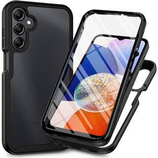 Samsung Galaxy A25 360 Beskyttelse Cover - Sort / Klar