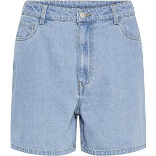 Pieces Pcabbi Mw Shorts Light Blue Denim M