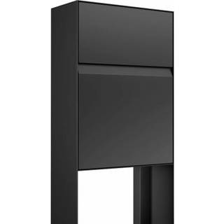 Bravios Leon postkasse med stander, sort
