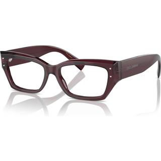Dolce & Gabbana Kvinde DG3387 3045 Optiske stel Acetat Violet Transparent Firkantet Normal
