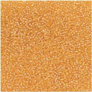 itoshii mini Perlen 1,5mm 10g - Gelbgold Transparent