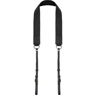 Kamera Halsrem | Sort Vintage Bomuld & Læder