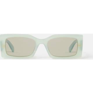 Stella McCartney - Logo-Engraved Rectangular Sunglasses, Woman, Opaline Mint